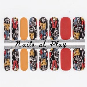 5 for $15 Nail Wraps- Bones that Rattle